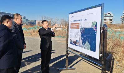 藍(lán)天集團到海上世界、夾河·幸福新城調(diào)研交流